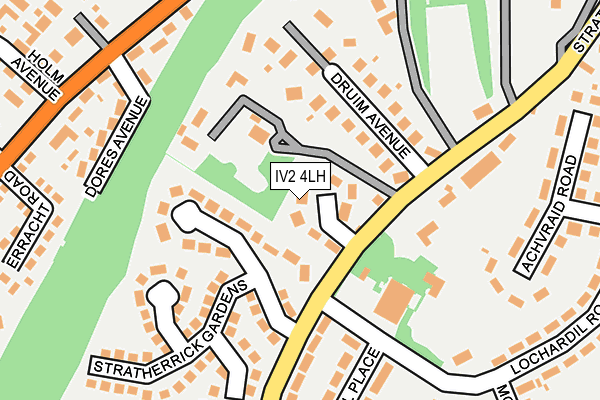 IV2 4LH map - OS OpenMap – Local (Ordnance Survey)