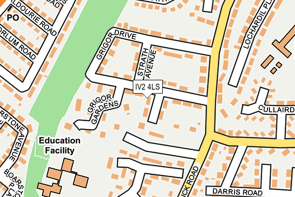 IV2 4LS map - OS OpenMap – Local (Ordnance Survey)