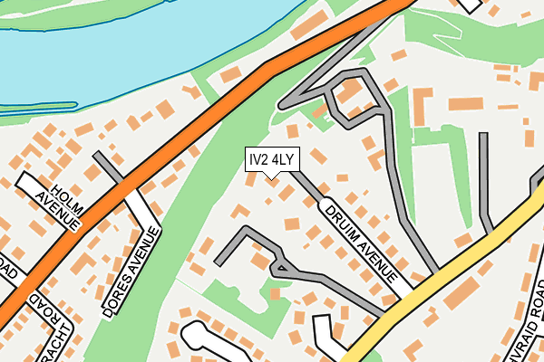 IV2 4LY map - OS OpenMap – Local (Ordnance Survey)