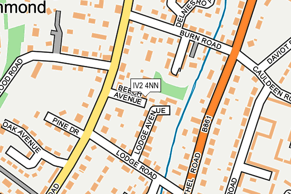 IV2 4NN map - OS OpenMap – Local (Ordnance Survey)