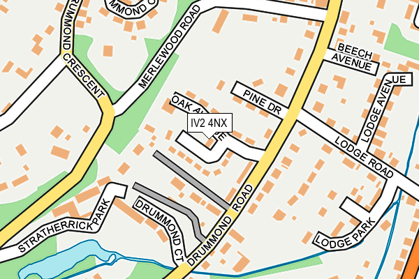 IV2 4NX map - OS OpenMap – Local (Ordnance Survey)