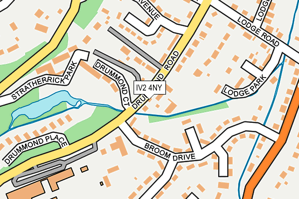 IV2 4NY map - OS OpenMap – Local (Ordnance Survey)