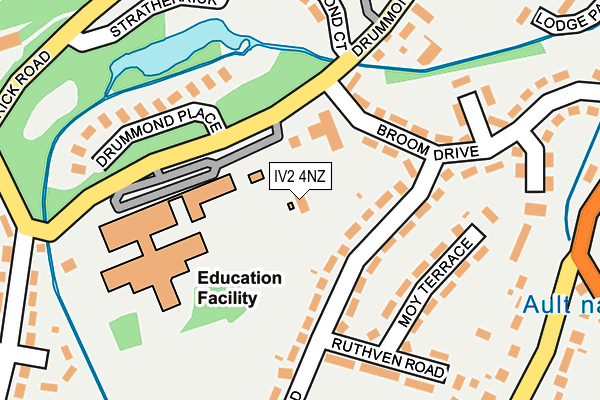 IV2 4NZ map - OS OpenMap – Local (Ordnance Survey)