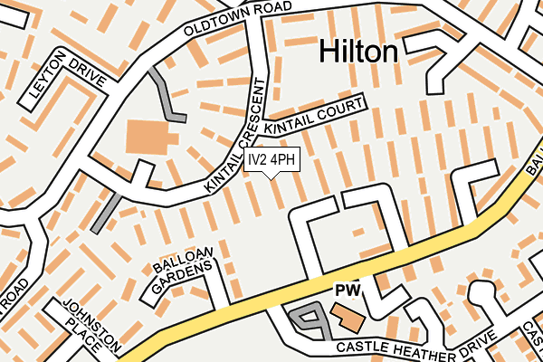 IV2 4PH map - OS OpenMap – Local (Ordnance Survey)