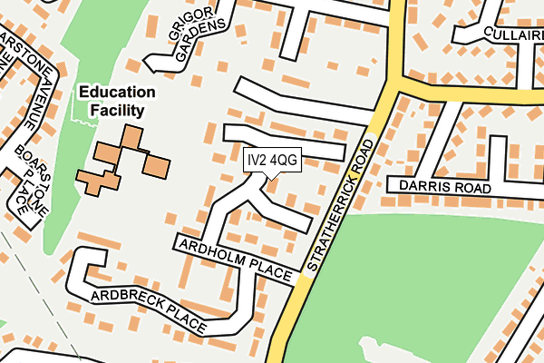 IV2 4QG map - OS OpenMap – Local (Ordnance Survey)