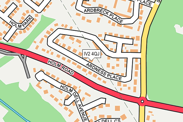 IV2 4QJ map - OS OpenMap – Local (Ordnance Survey)