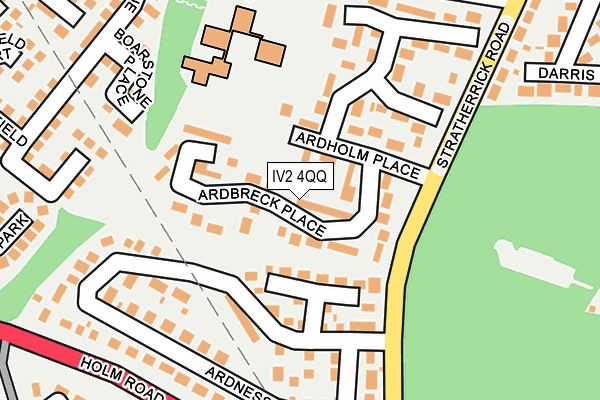 IV2 4QQ map - OS OpenMap – Local (Ordnance Survey)