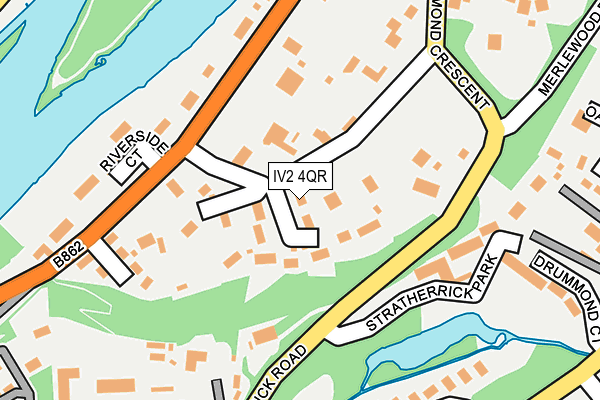 IV2 4QR map - OS OpenMap – Local (Ordnance Survey)