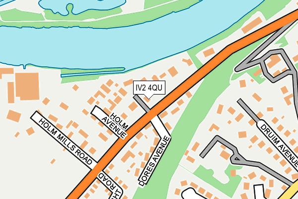 IV2 4QU map - OS OpenMap – Local (Ordnance Survey)