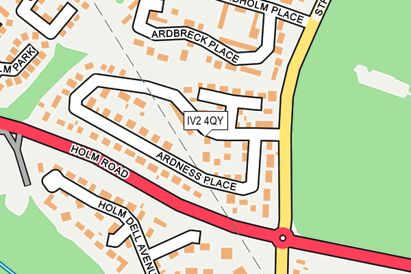 IV2 4QY map - OS OpenMap – Local (Ordnance Survey)