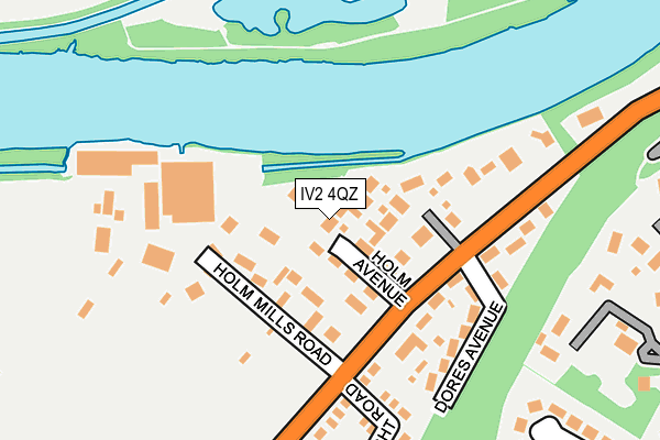 IV2 4QZ map - OS OpenMap – Local (Ordnance Survey)