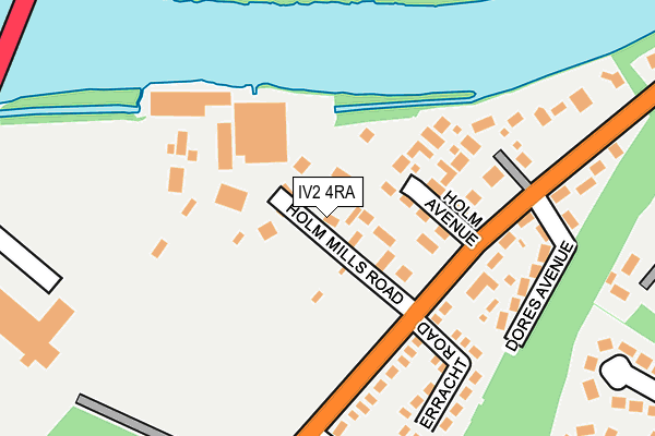 IV2 4RA map - OS OpenMap – Local (Ordnance Survey)