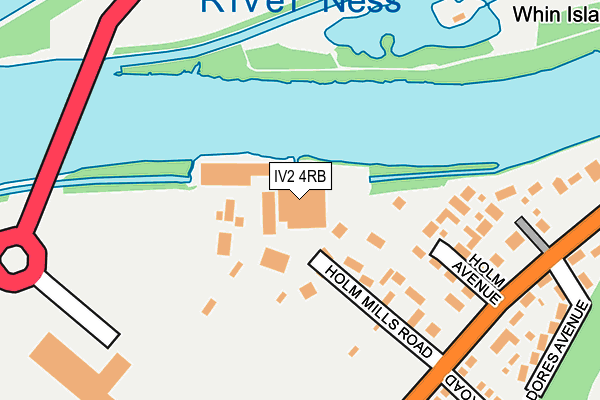 IV2 4RB map - OS OpenMap – Local (Ordnance Survey)