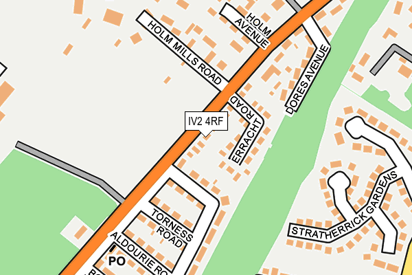 IV2 4RF map - OS OpenMap – Local (Ordnance Survey)