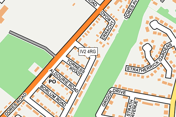 IV2 4RG map - OS OpenMap – Local (Ordnance Survey)