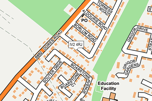 IV2 4RJ map - OS OpenMap – Local (Ordnance Survey)