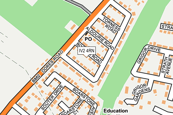 IV2 4RN map - OS OpenMap – Local (Ordnance Survey)