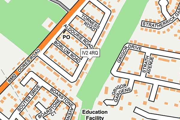 IV2 4RQ map - OS OpenMap – Local (Ordnance Survey)