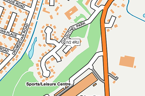 IV2 4RU map - OS OpenMap – Local (Ordnance Survey)