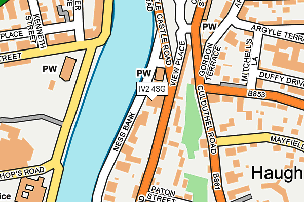 IV2 4SG map - OS OpenMap – Local (Ordnance Survey)