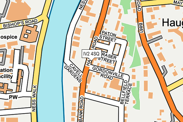 IV2 4SQ map - OS OpenMap – Local (Ordnance Survey)
