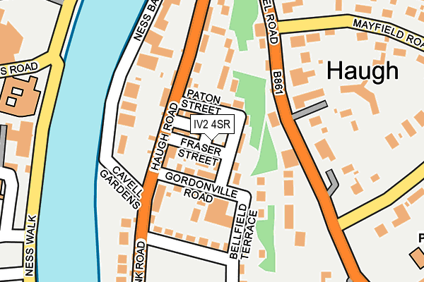 IV2 4SR map - OS OpenMap – Local (Ordnance Survey)