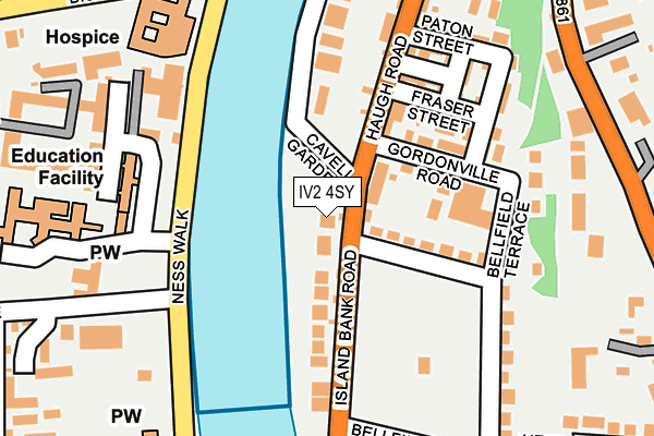 IV2 4SY map - OS OpenMap – Local (Ordnance Survey)