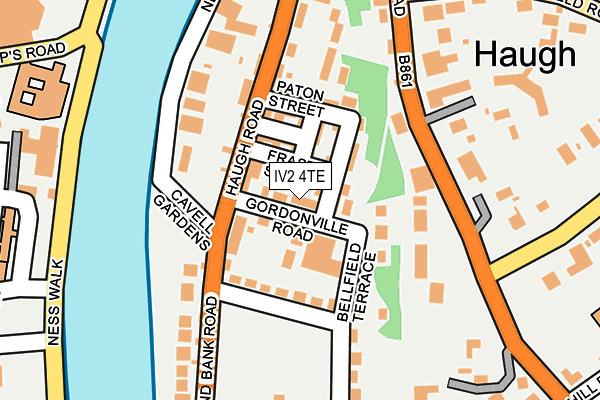 IV2 4TE map - OS OpenMap – Local (Ordnance Survey)