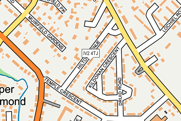 IV2 4TJ map - OS OpenMap – Local (Ordnance Survey)