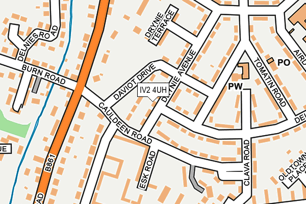 IV2 4UH map - OS OpenMap – Local (Ordnance Survey)