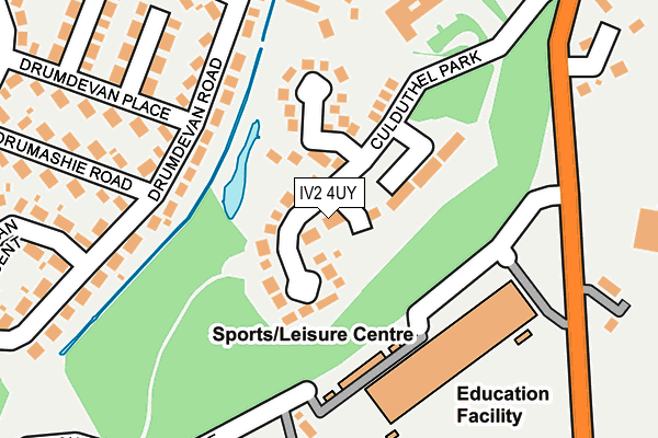 IV2 4UY map - OS OpenMap – Local (Ordnance Survey)