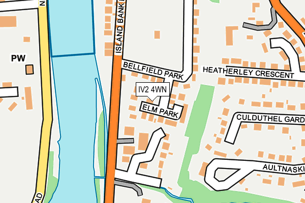 IV2 4WN map - OS OpenMap – Local (Ordnance Survey)