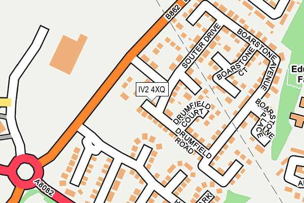 IV2 4XQ map - OS OpenMap – Local (Ordnance Survey)