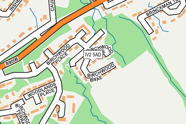 IV2 5AD map - OS OpenMap – Local (Ordnance Survey)