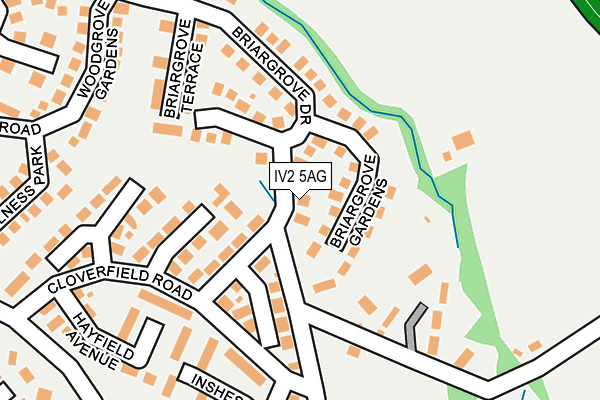 IV2 5AG map - OS OpenMap – Local (Ordnance Survey)