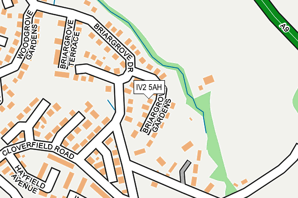 IV2 5AH map - OS OpenMap – Local (Ordnance Survey)