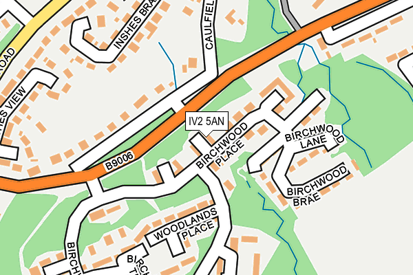 IV2 5AN map - OS OpenMap – Local (Ordnance Survey)