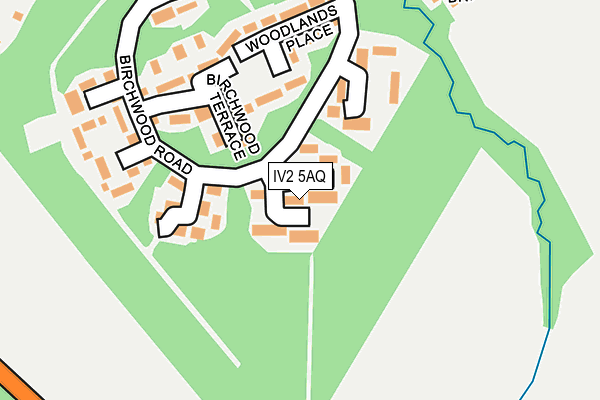 IV2 5AQ map - OS OpenMap – Local (Ordnance Survey)