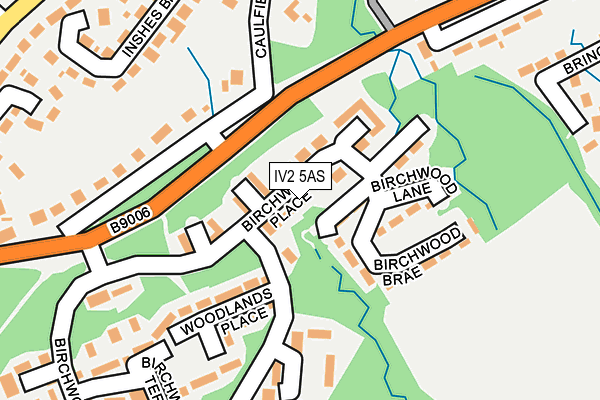 IV2 5AS map - OS OpenMap – Local (Ordnance Survey)