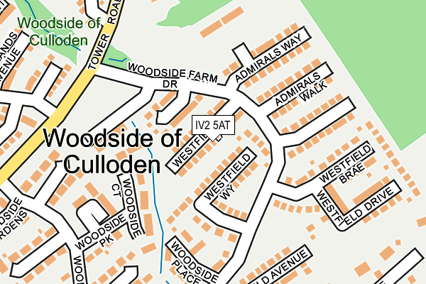 IV2 5AT map - OS OpenMap – Local (Ordnance Survey)