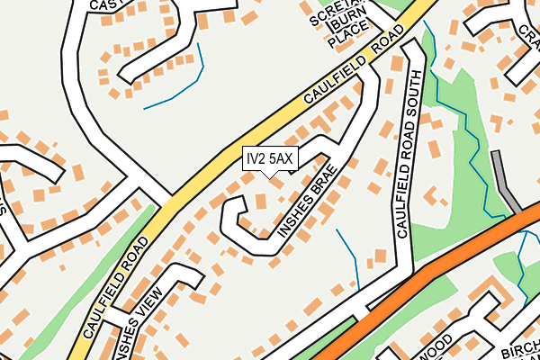 IV2 5AX map - OS OpenMap – Local (Ordnance Survey)