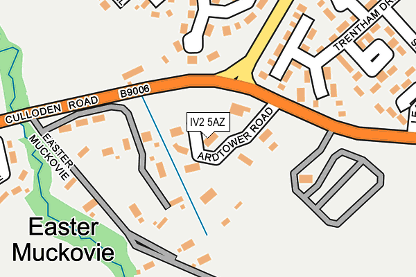 IV2 5AZ map - OS OpenMap – Local (Ordnance Survey)