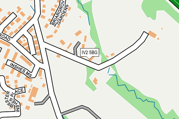 IV2 5BG map - OS OpenMap – Local (Ordnance Survey)