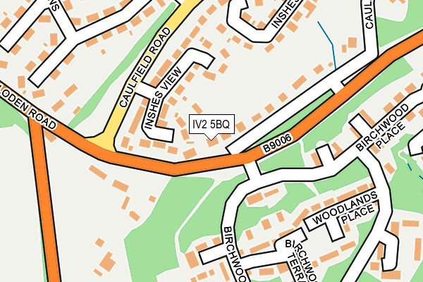 IV2 5BQ map - OS OpenMap – Local (Ordnance Survey)