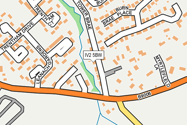 IV2 5BW map - OS OpenMap – Local (Ordnance Survey)