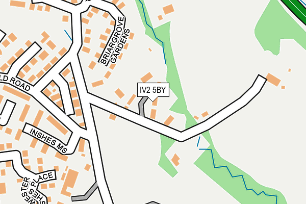 IV2 5BY map - OS OpenMap – Local (Ordnance Survey)