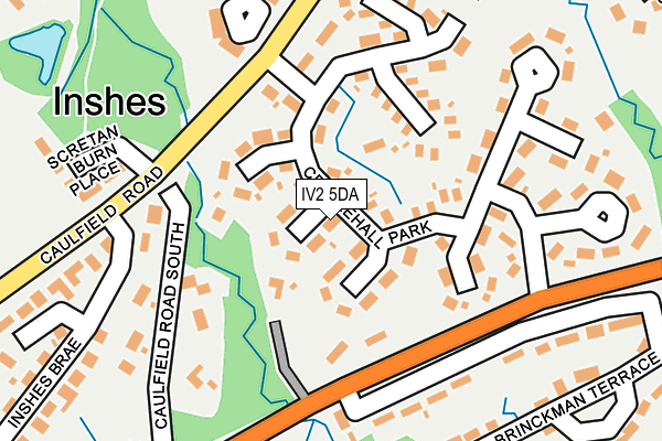 IV2 5DA map - OS OpenMap – Local (Ordnance Survey)