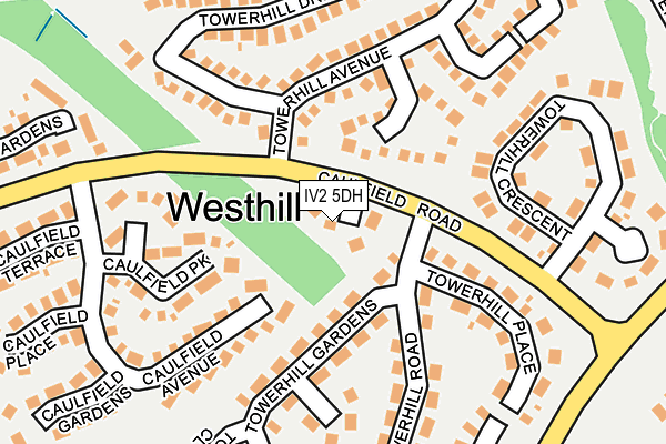 IV2 5DH map - OS OpenMap – Local (Ordnance Survey)