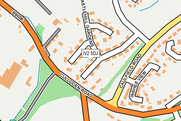 IV2 5DJ map - OS OpenMap – Local (Ordnance Survey)