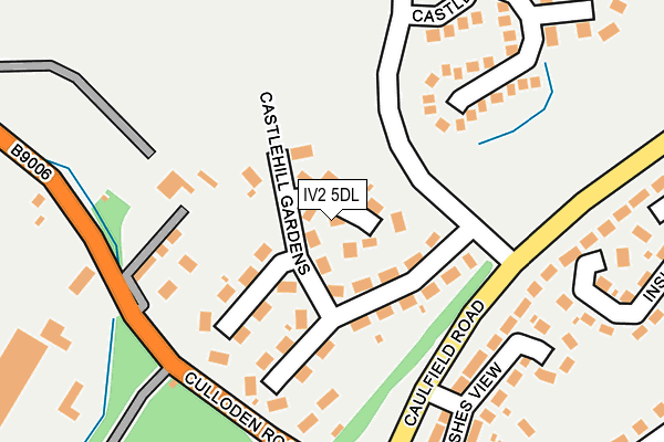 IV2 5DL map - OS OpenMap – Local (Ordnance Survey)